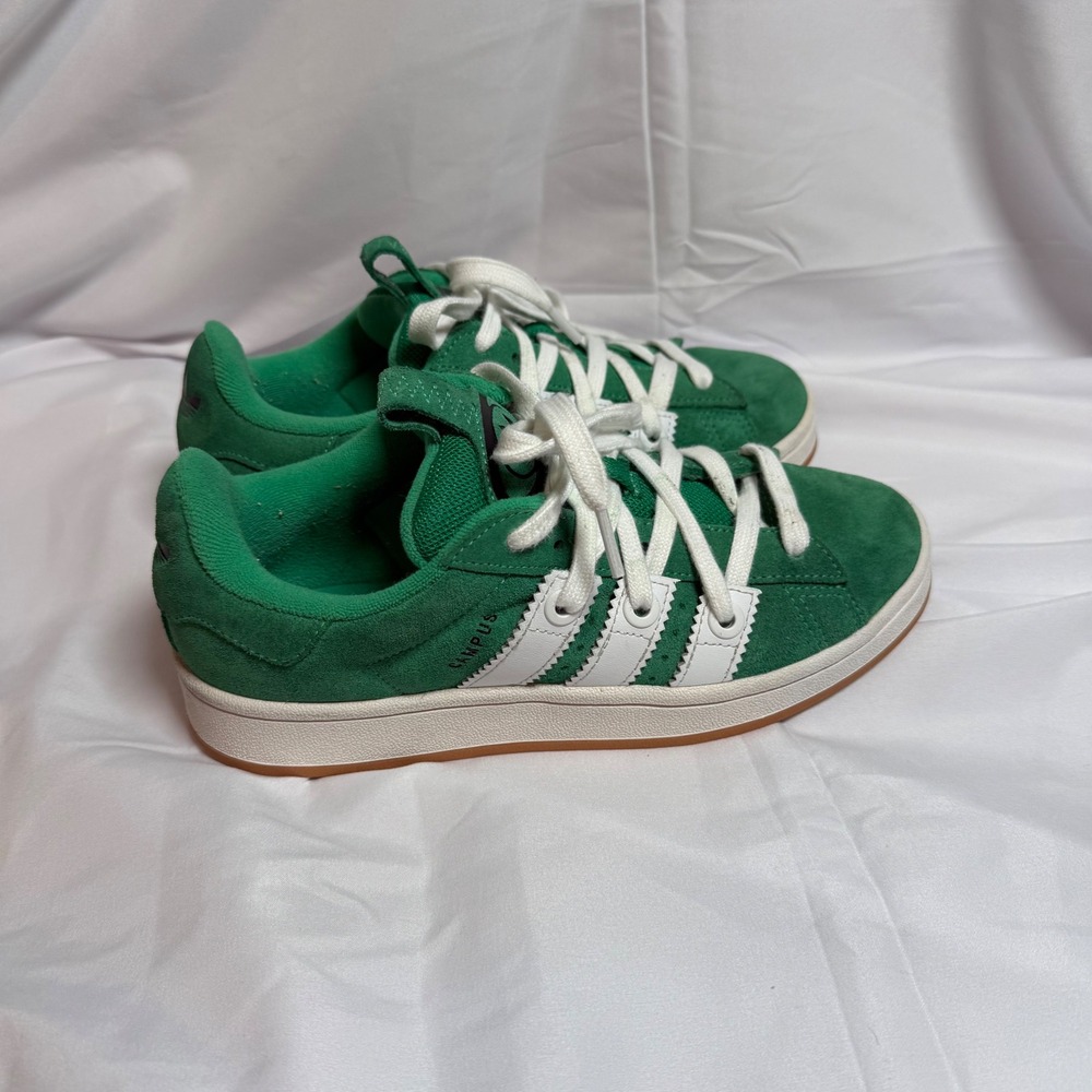 Adidas Campus 00s Green White Gum Suede Sneakers ID2079 Mens 7 Womens 8.5